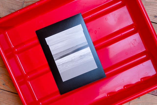 donkere kamer print ontwikkeling